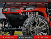 Tablet Screenshot of pridecarts.com